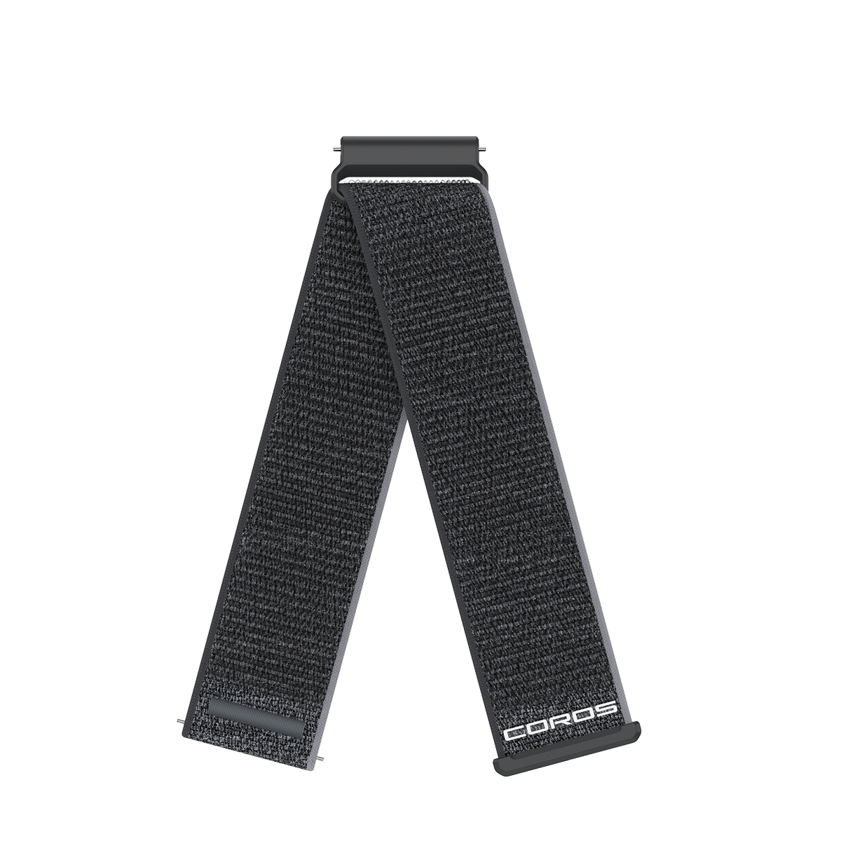 Front view of the COROS APEX 4 22mm Nylon Band Black
