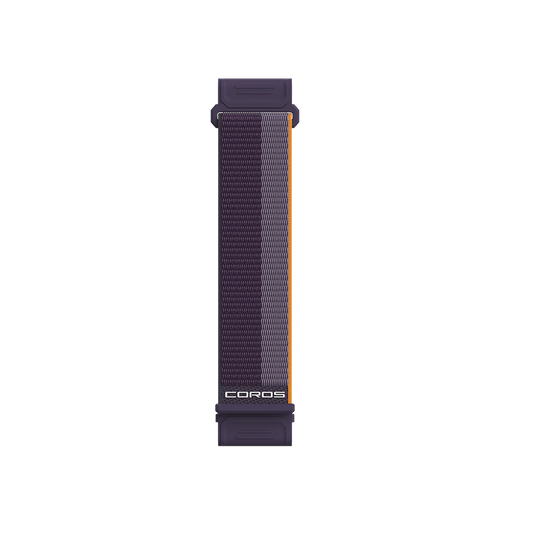 Front view of the 26mm Nylon Band Purple