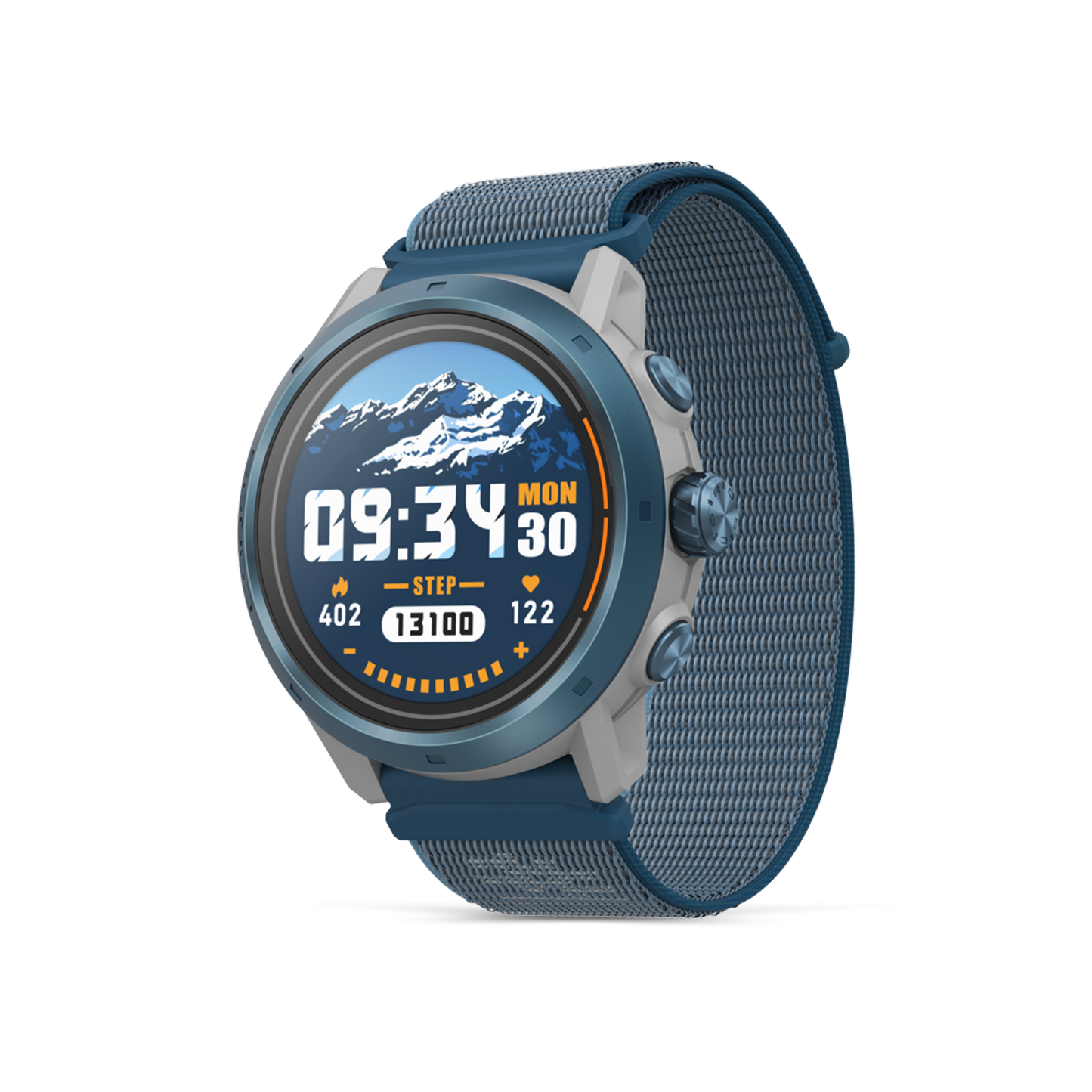 Front three-quarter view of COROS APEX 2 Pro watch Chamonix Edition
