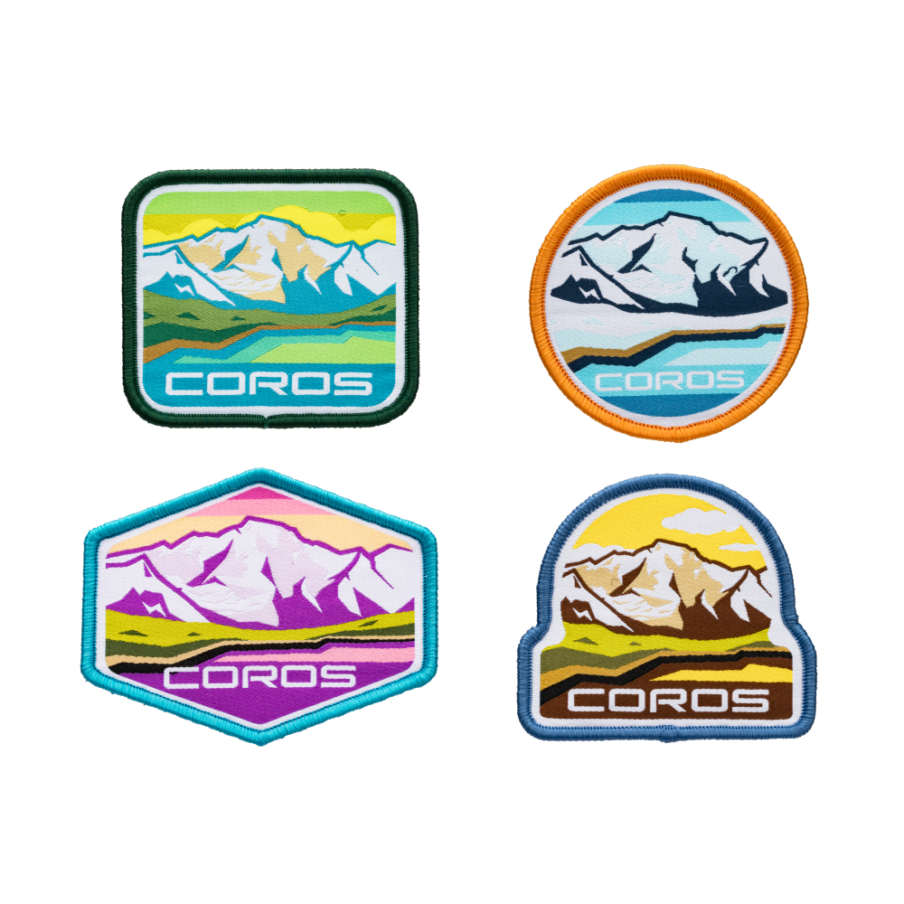 Front view of the COROS Hat Patches